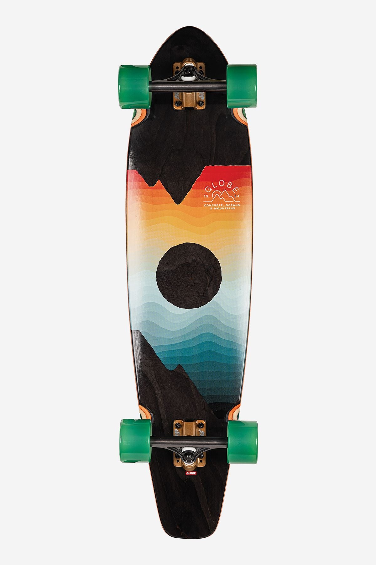 Globe Arcadia 36" Cruiser Skateboards Sort | Danmark-803627