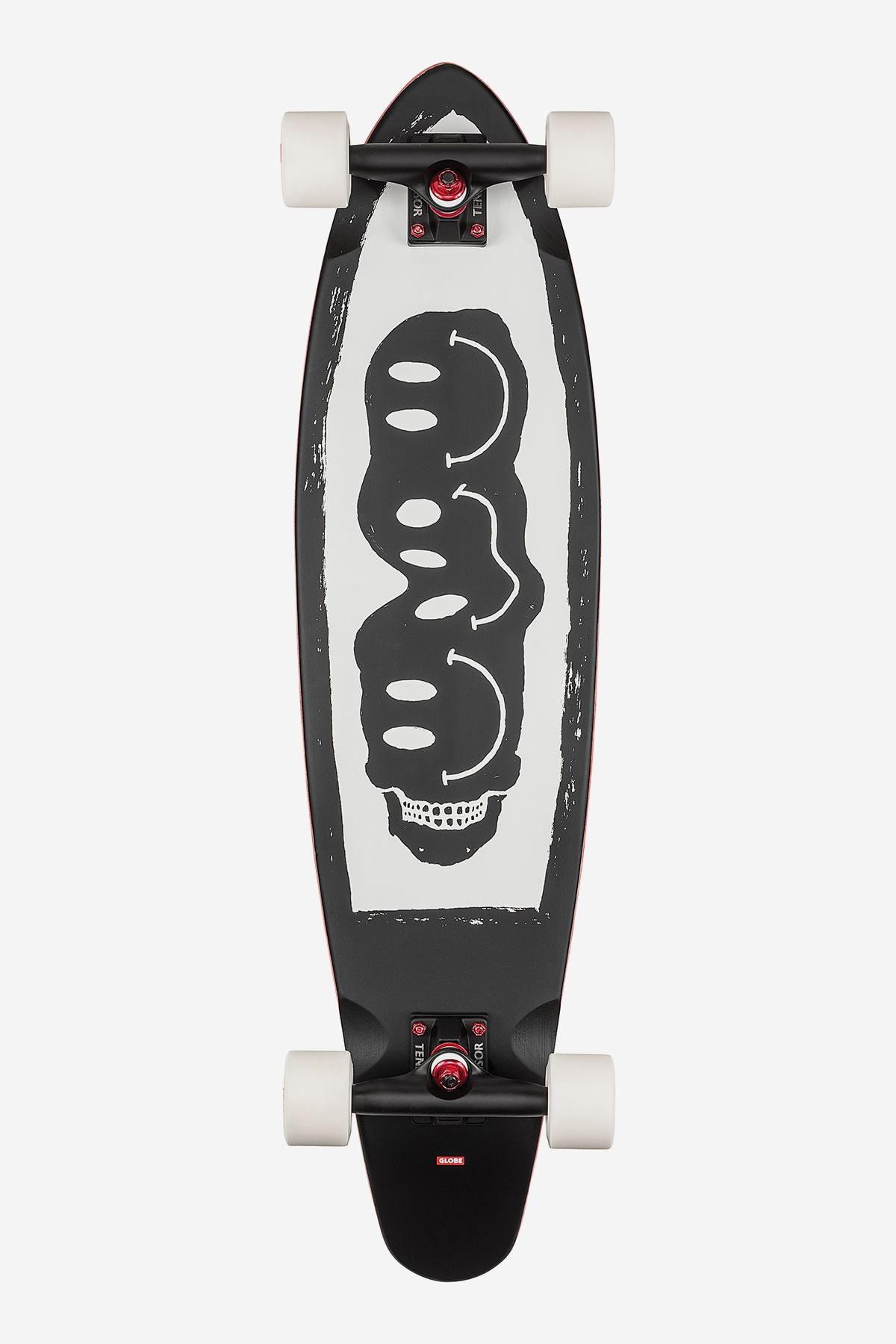 Globe Bells 34" Cruiser Skateboards Black/White/Red | Danmark-710926