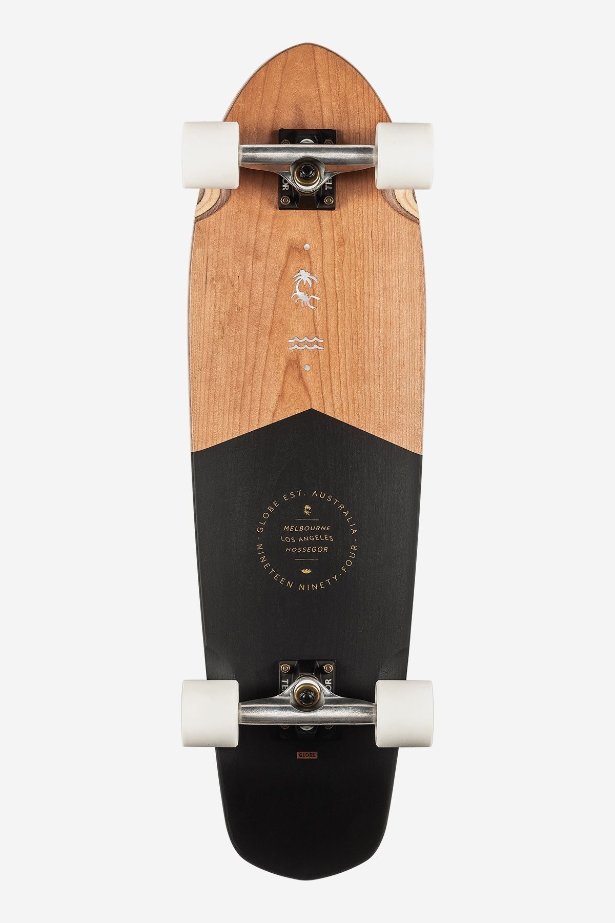 Globe Big Blazer 32" Cruiser Skateboards Sort Lyserød | Danmark-940125