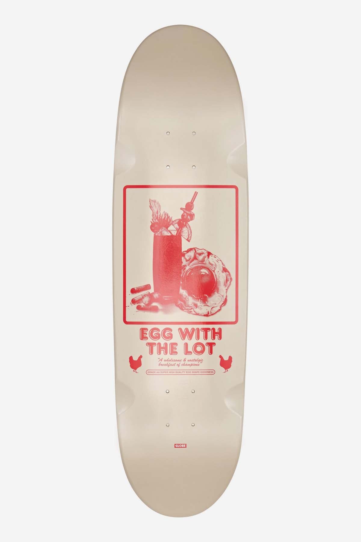 Globe Eggy 8.625" Skateboard Decks Hvide | Danmark-467501