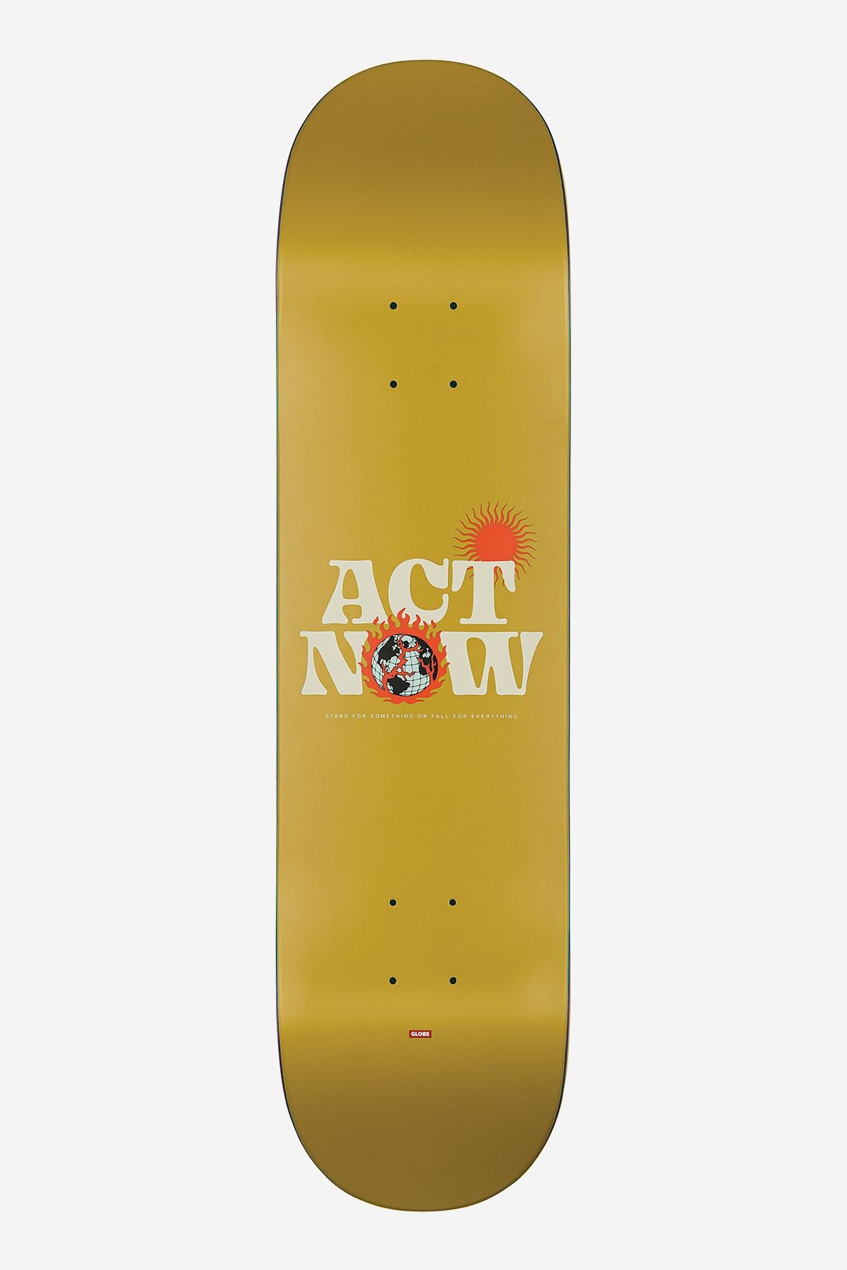 Globe G1 Act Now 8.0" Skateboard Decks Sennep | Danmark-723519