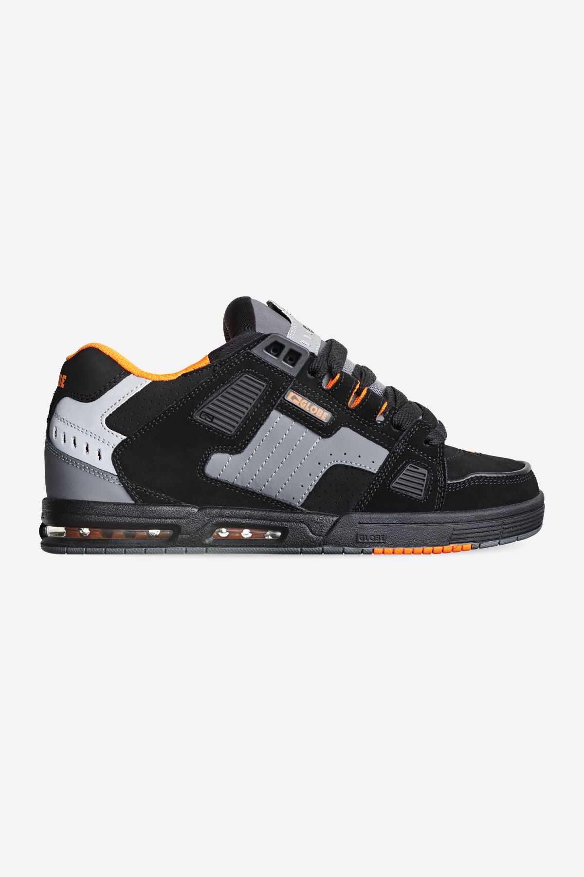 Globe Sabre Skate Sko Black/Grey/Orange | Danmark-964187