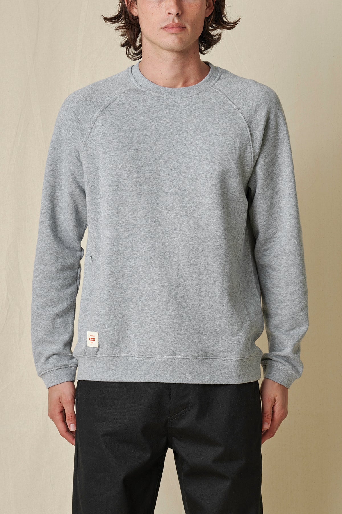 Globe Traveller Sweatshirt Grå | Danmark-639542