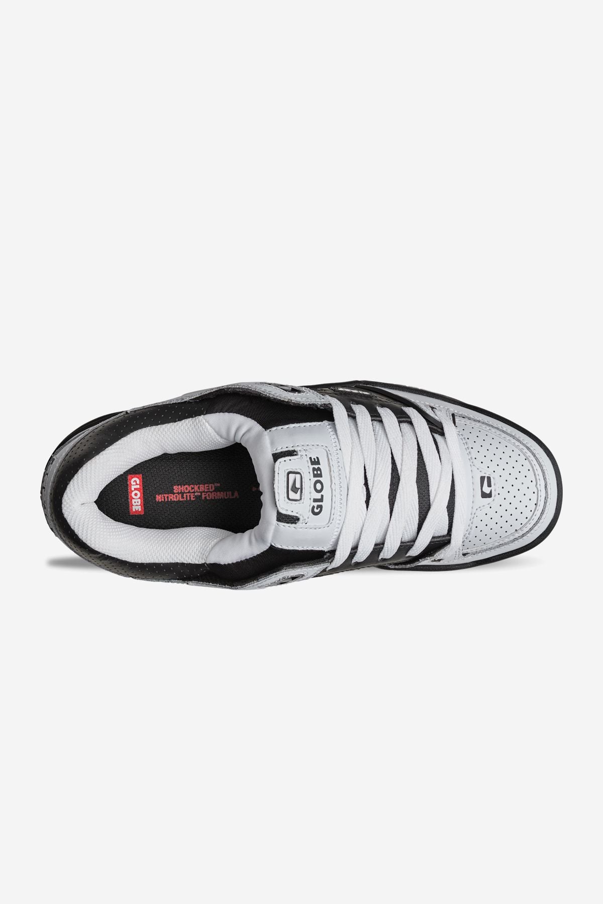 Globe Fusion Skate Sko Black/White | Danmark-354689